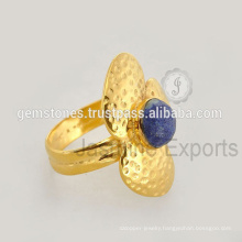 Best Quality Vermeil Gold Plated Gemstone Rings, Wholesale Suppliers Natural Gemstone Rings Jewelry